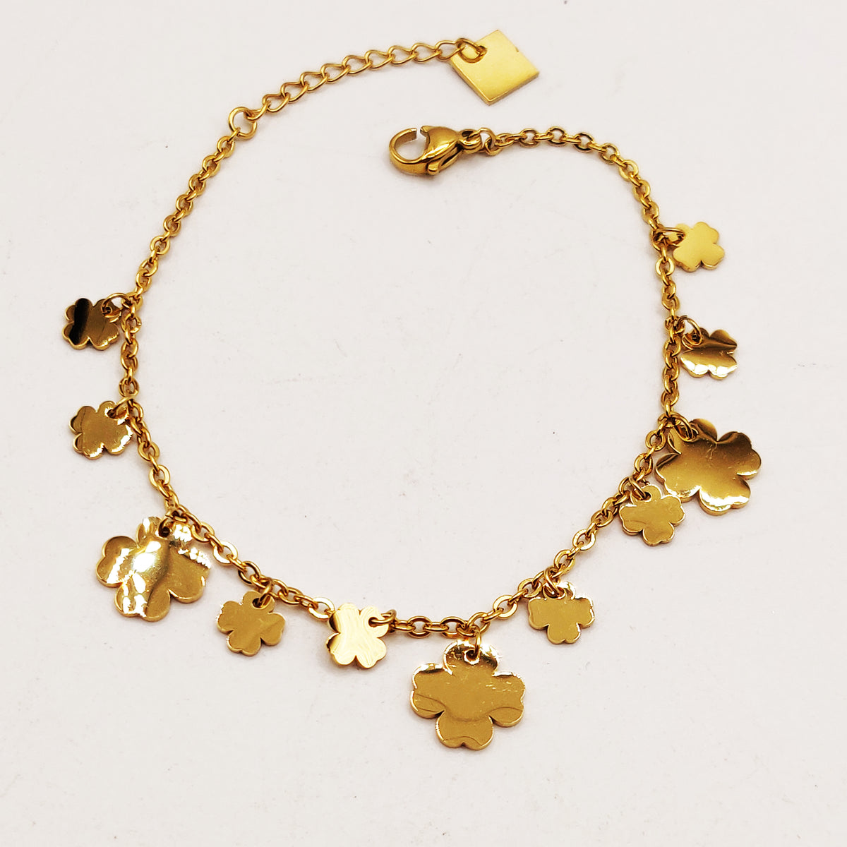 Bracelet Grands et Petits Trèfes à 4 Coeurs