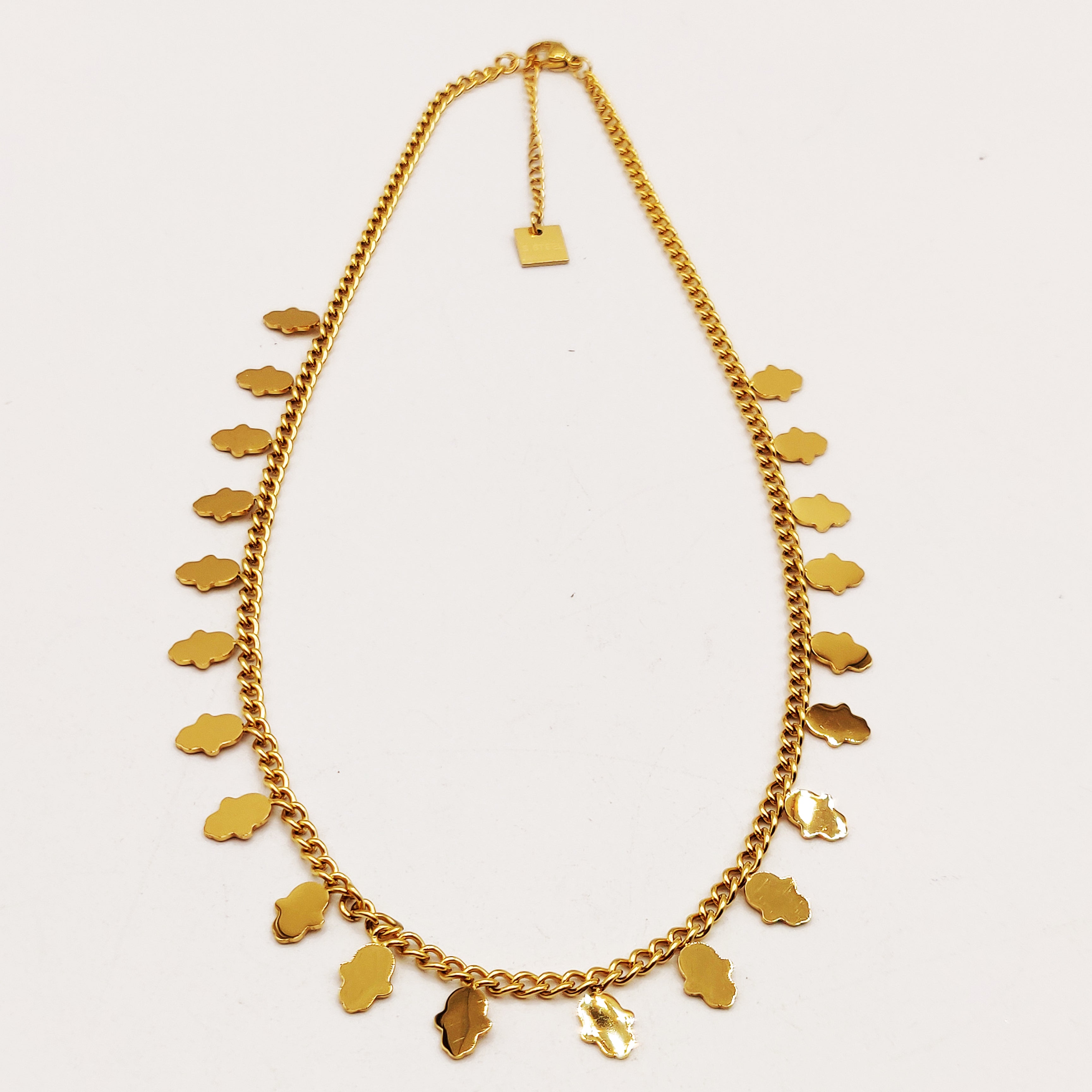 Collier Tresse Multi Mains de Fatma Dorées