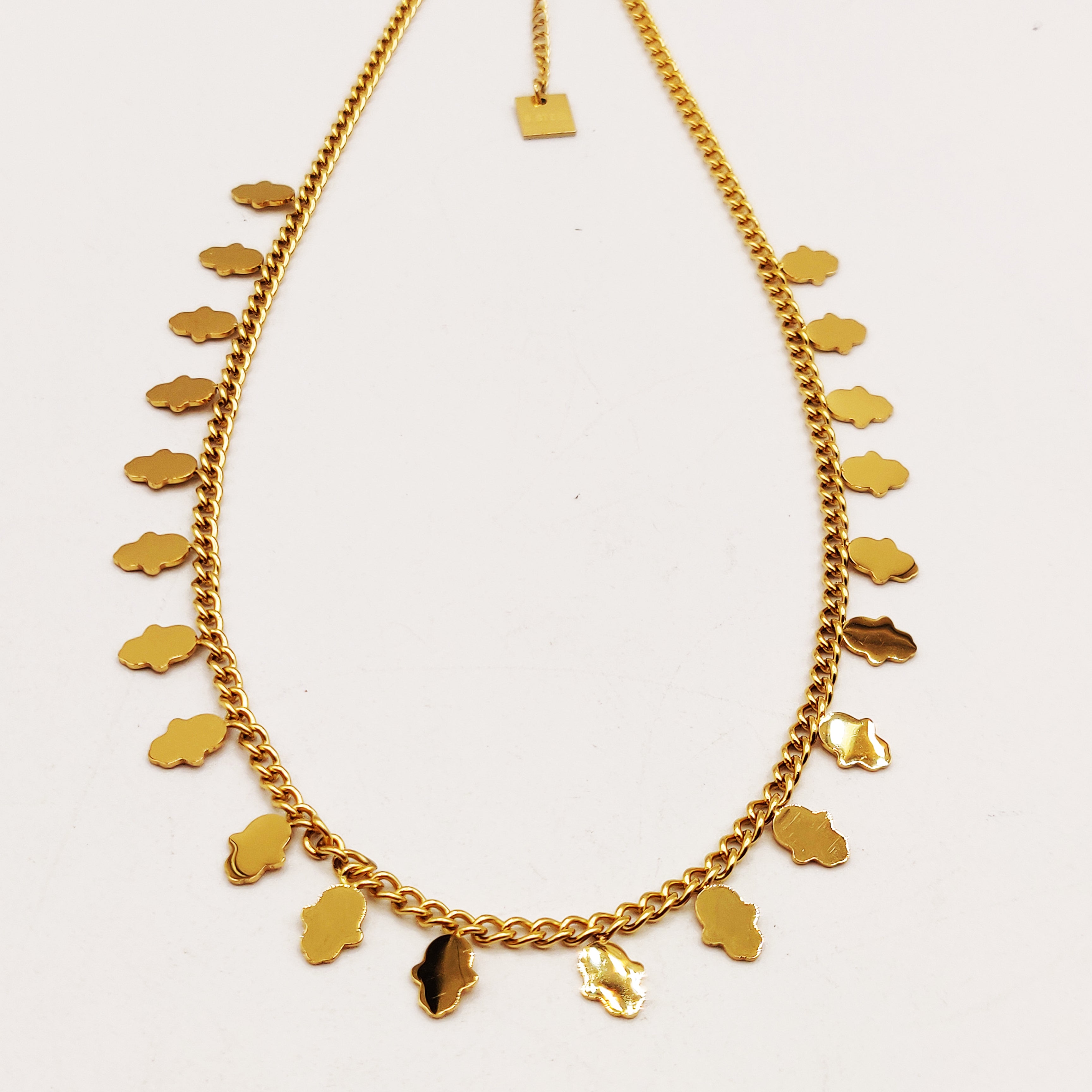 Collier Tresse Multi Mains de Fatma Dorées