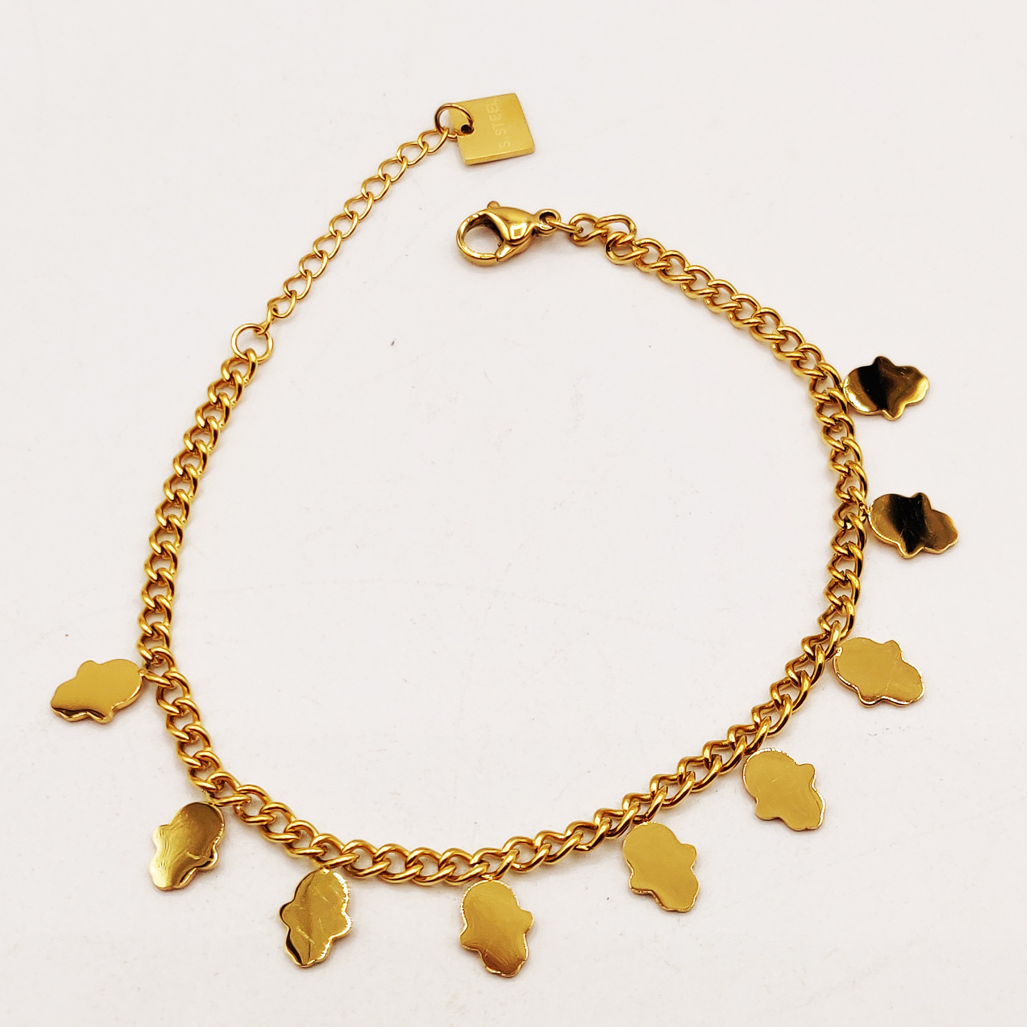Bracelet Tresse Multi Mains de Fatma Dorées