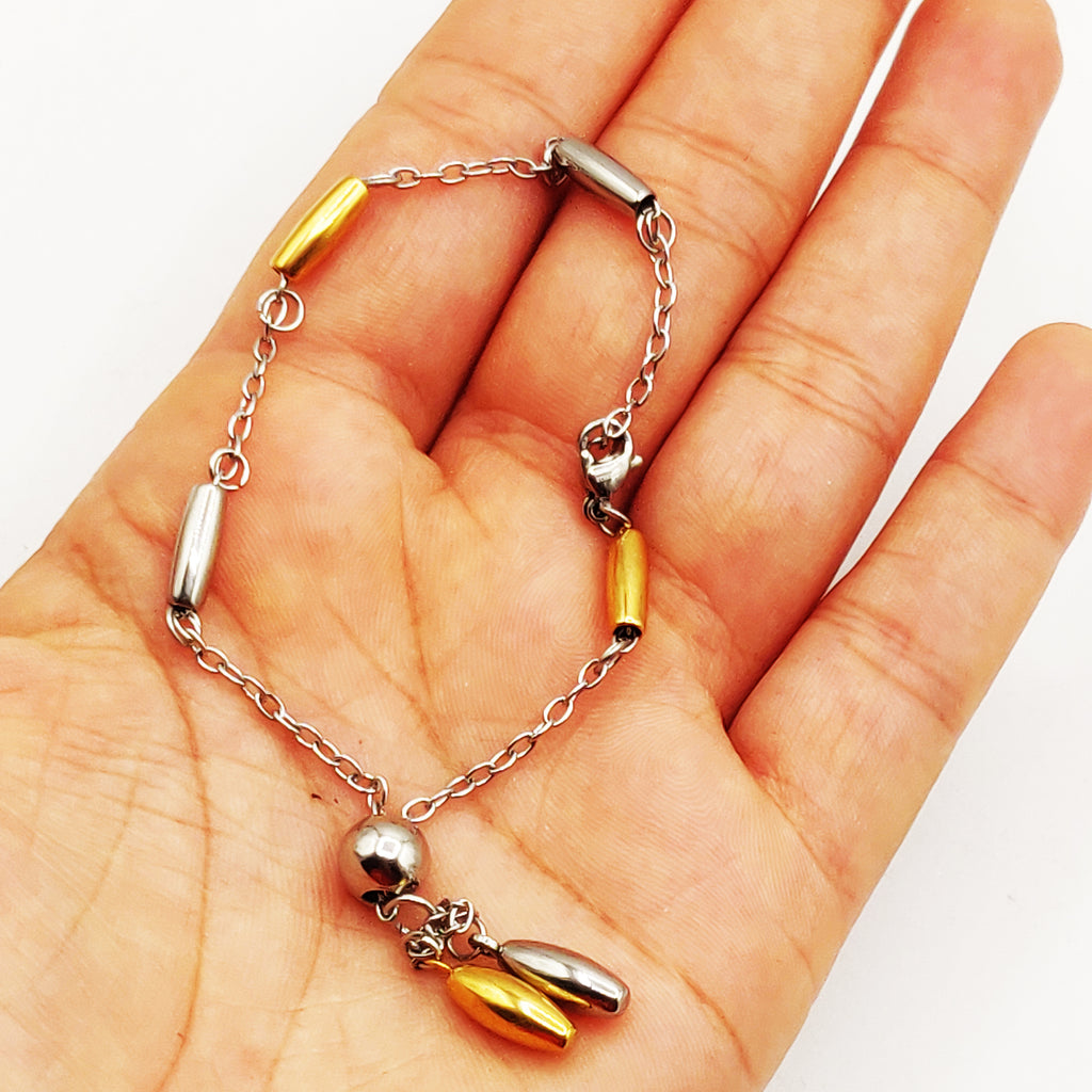 Bracelet Pendentifs Dorés et Argentés