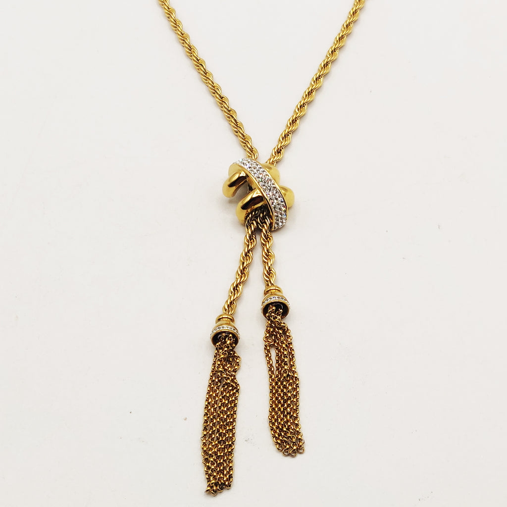 Collier Torsade Multi Lignes H Cristaux Luxe