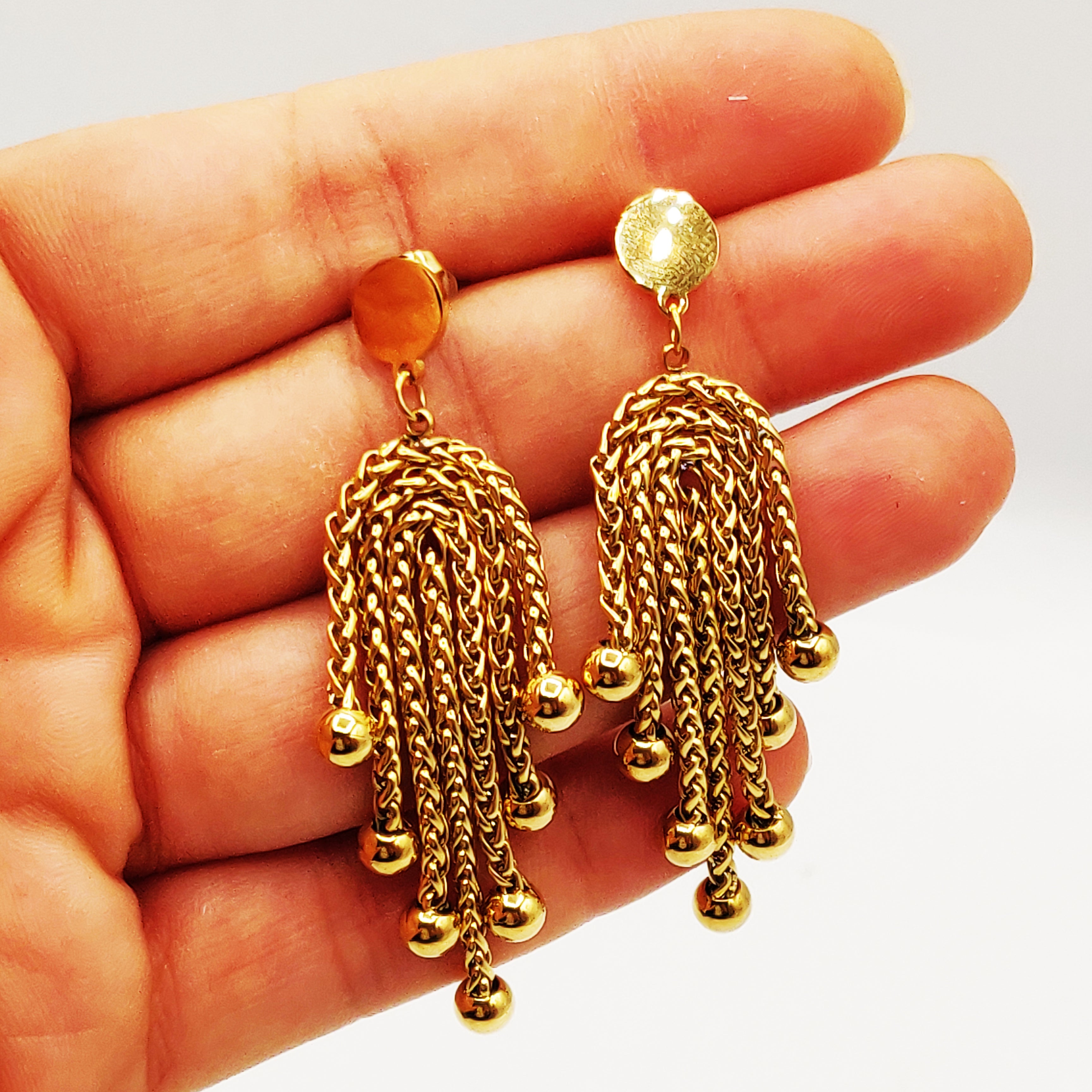 Boucles d'oreilles Pendentifs Multi Torsades Luxe