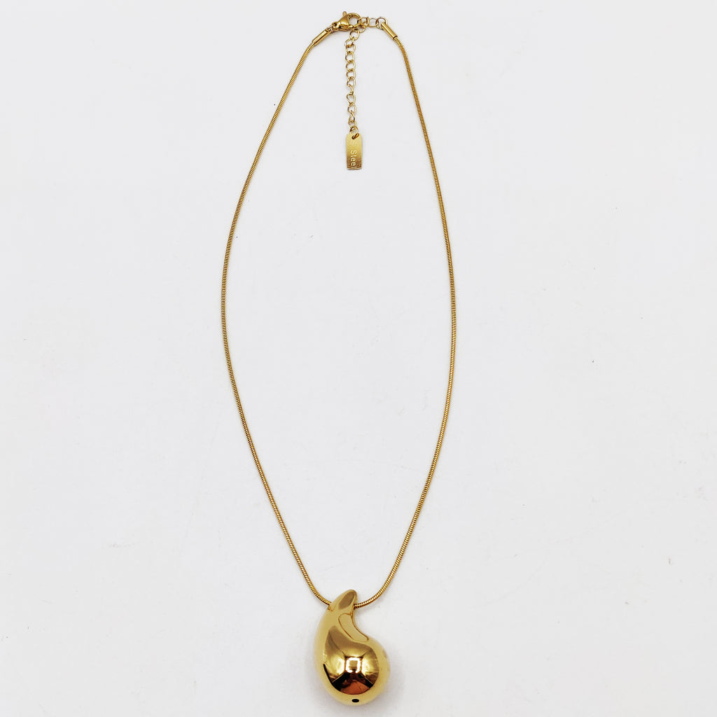 Collier Goutte Bombée Luxe