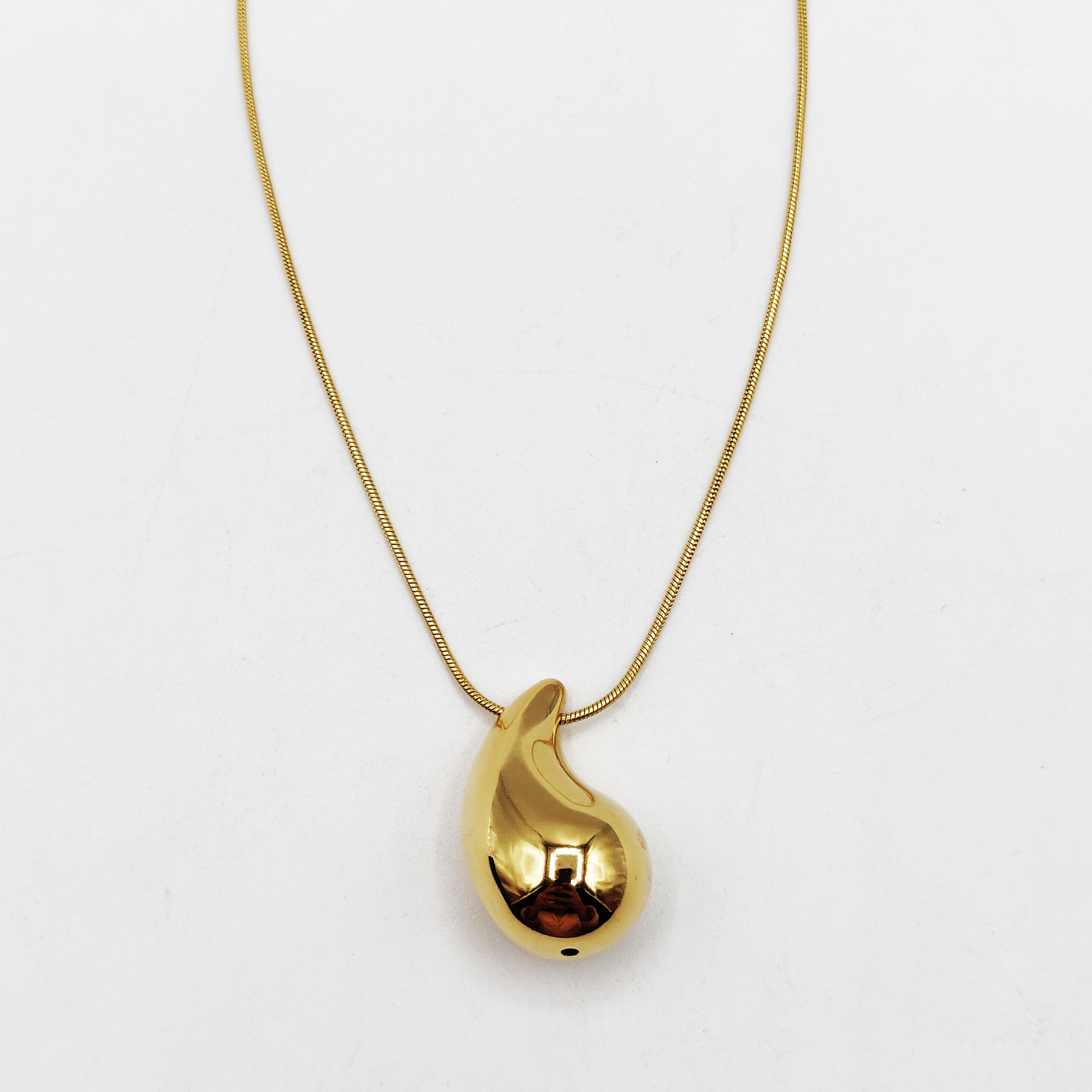 Collier Goutte Bombée Luxe