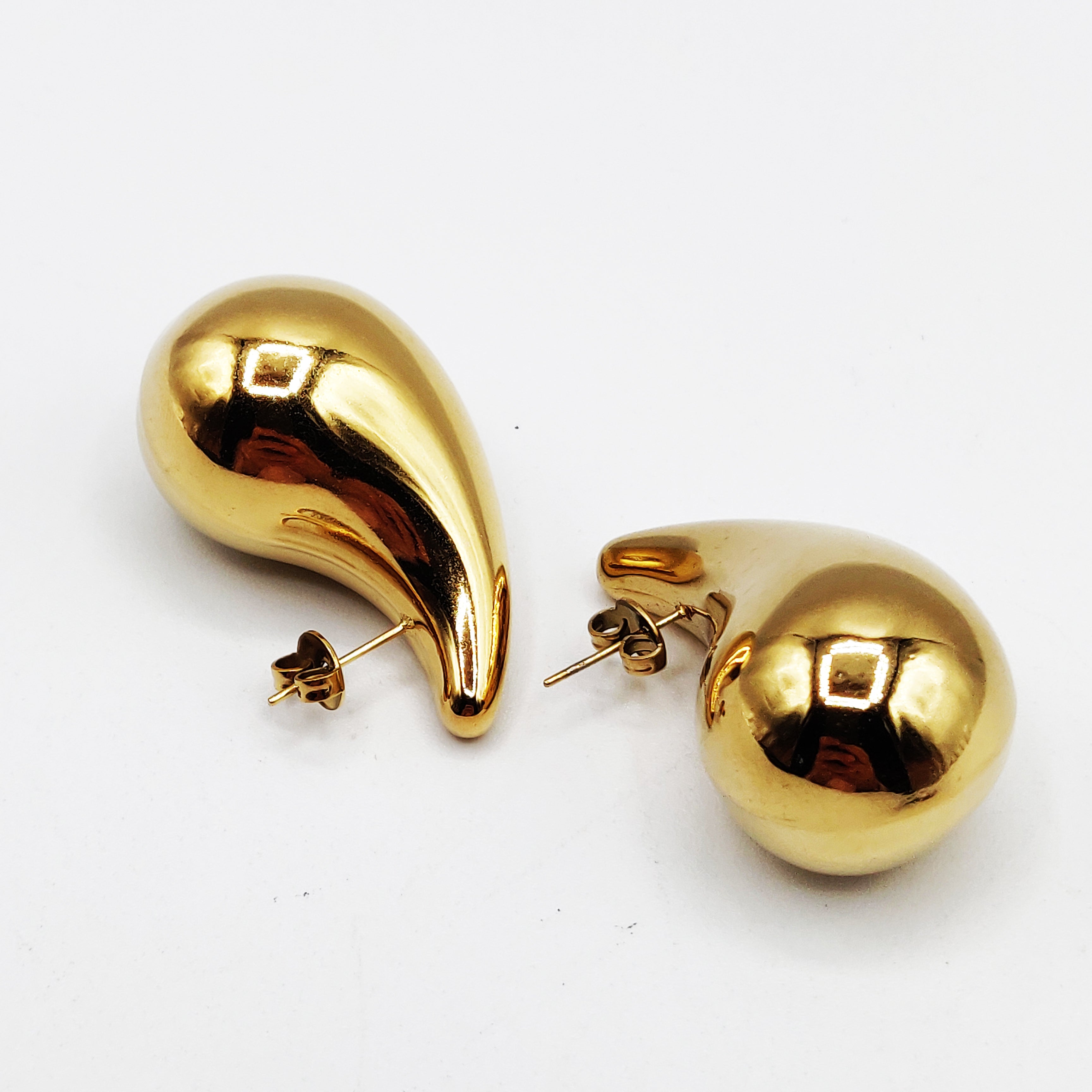Boucles d'oreilles Goutte Bombée Luxe