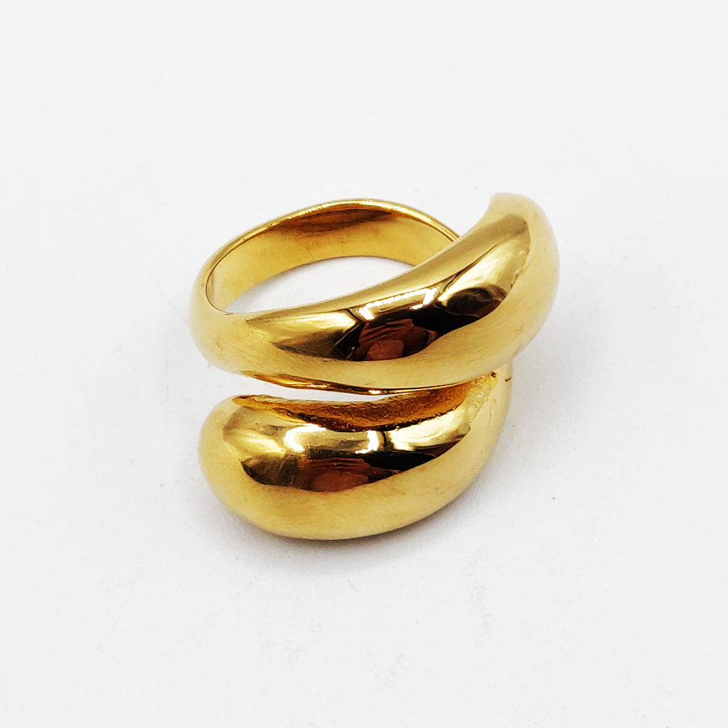 Bague Goutte Bombée Luxe