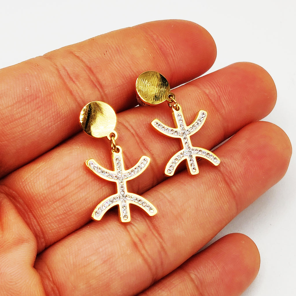 Boucles d'oreilles Maillons Multi Amazigh