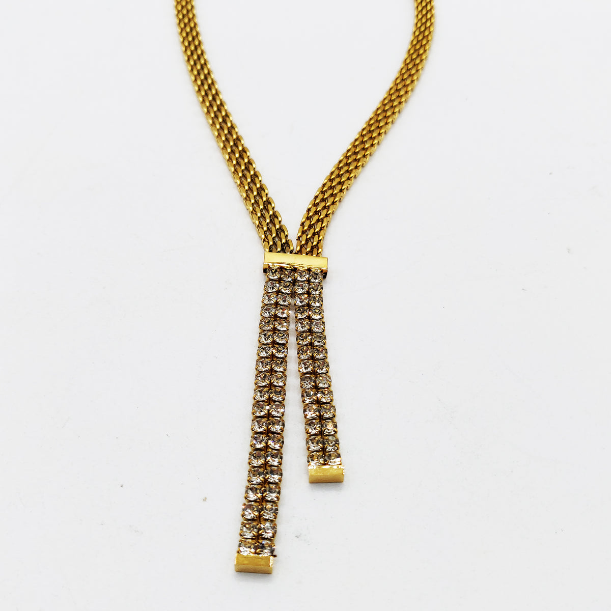 Collier Maille Pendentifs Cristaux Luxe