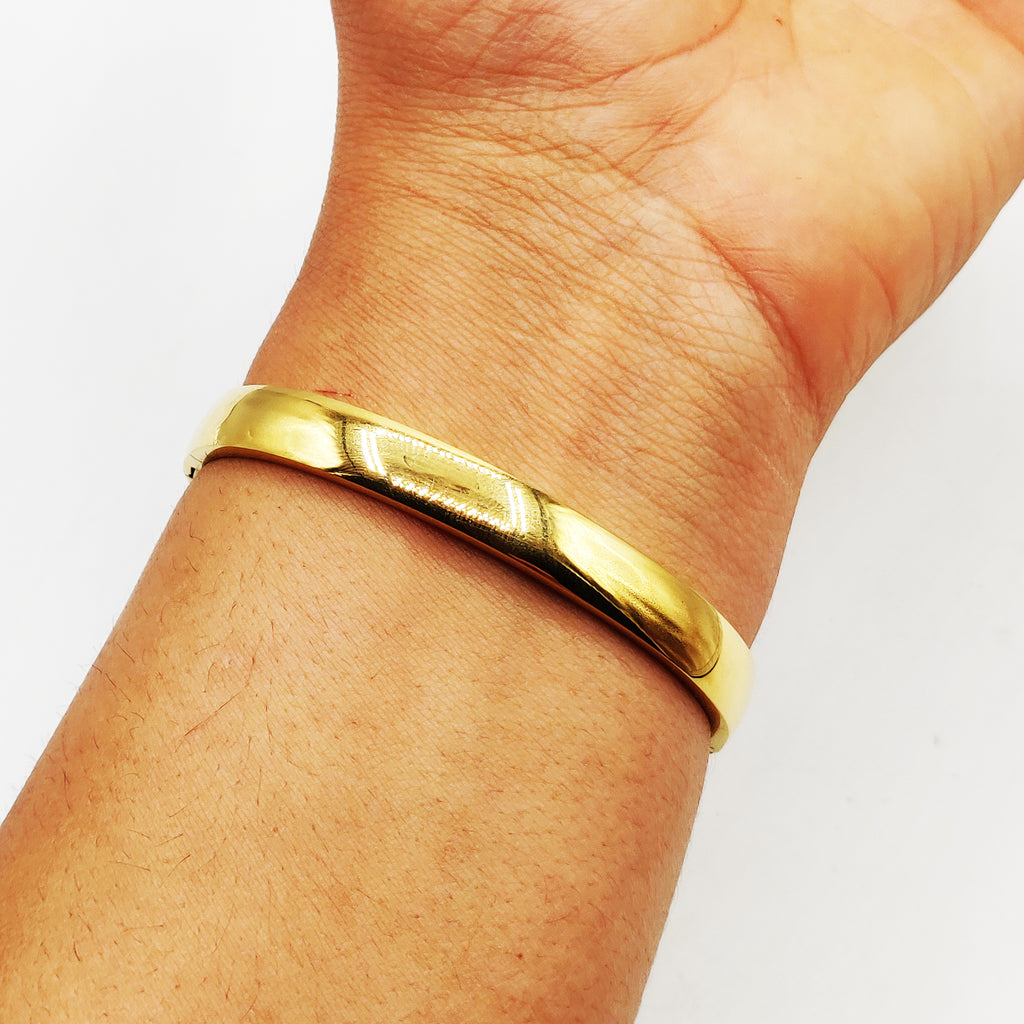 Bracelet Rigide Simple Arrondi Large