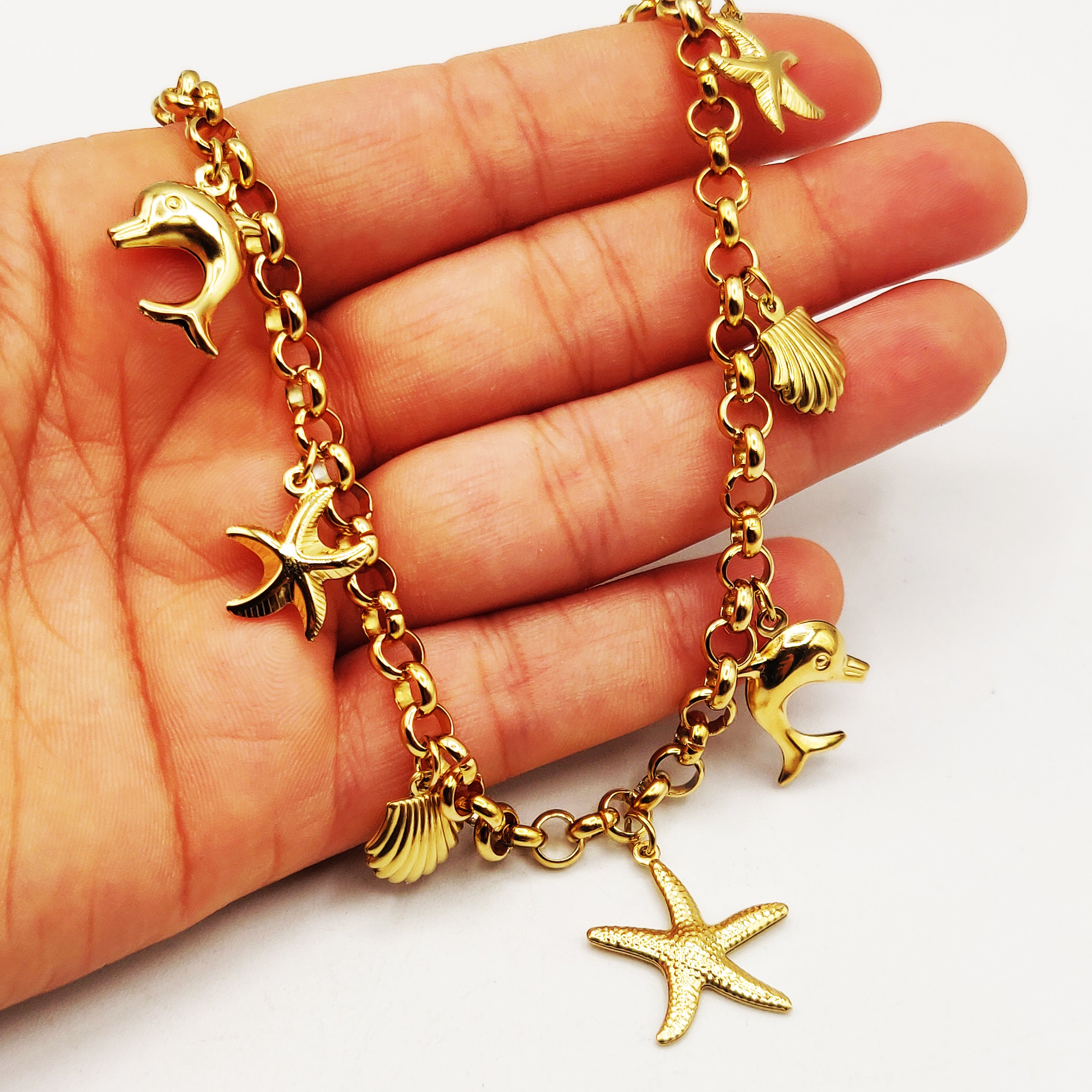 Collier Maillons Bibelots Aquatiques Luxe