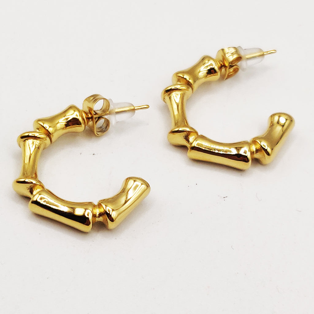 Boucles d'oreilles Créoles Os Luxe