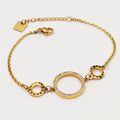 Bracelet Multi Cercles Pendentif Romain Luxe