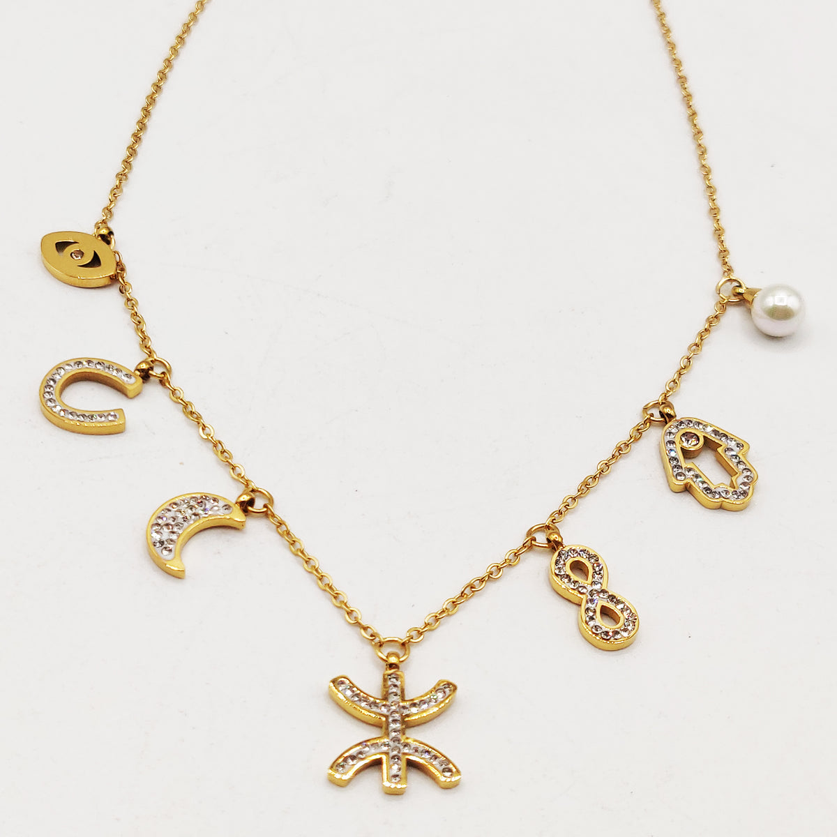 Collier Multi Pendentifs Amazigh Luxe