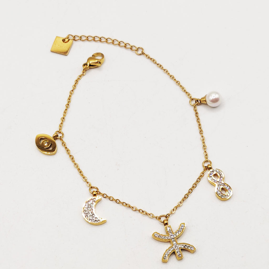 Bracelet Multi Pendentifs Amazigh Luxe
