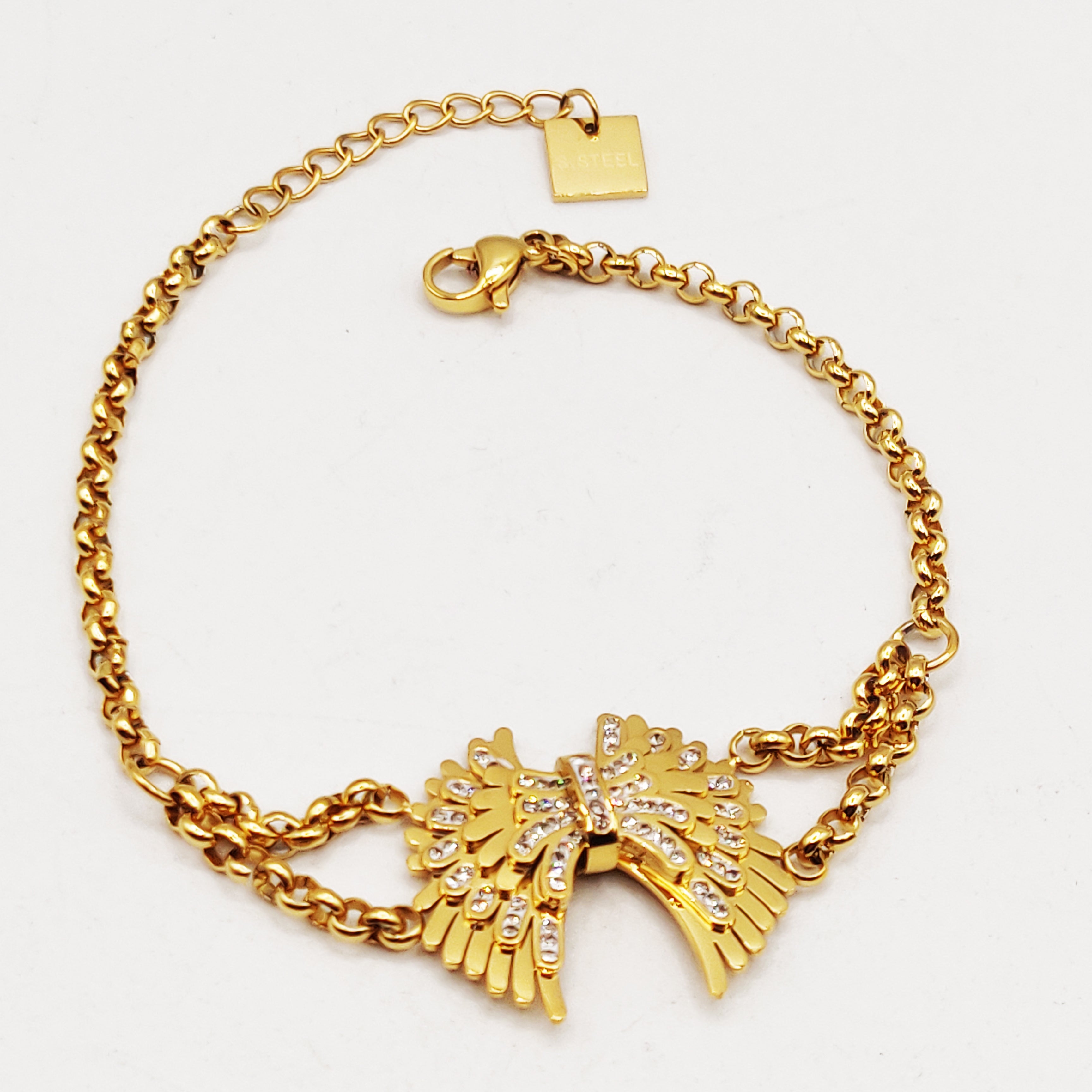 Bracelet Maillons Ailes d'Ange Luxe