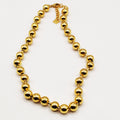 Collier Tour Perles d'imitation Dorées