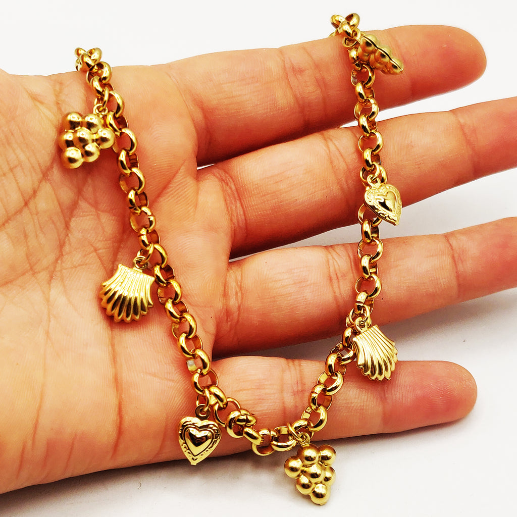 Collier Maillons Bibelots Fruits et Coquillages Luxe