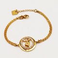 Bracelet Cercle Dé Cubique Cristaux Luxe