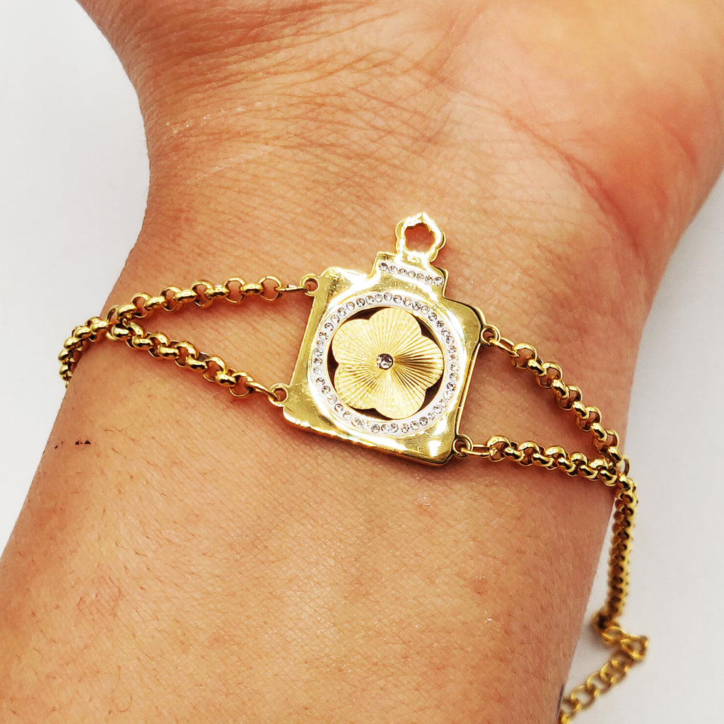 Bracelet Maillons Bouteille Marguerite Luxe