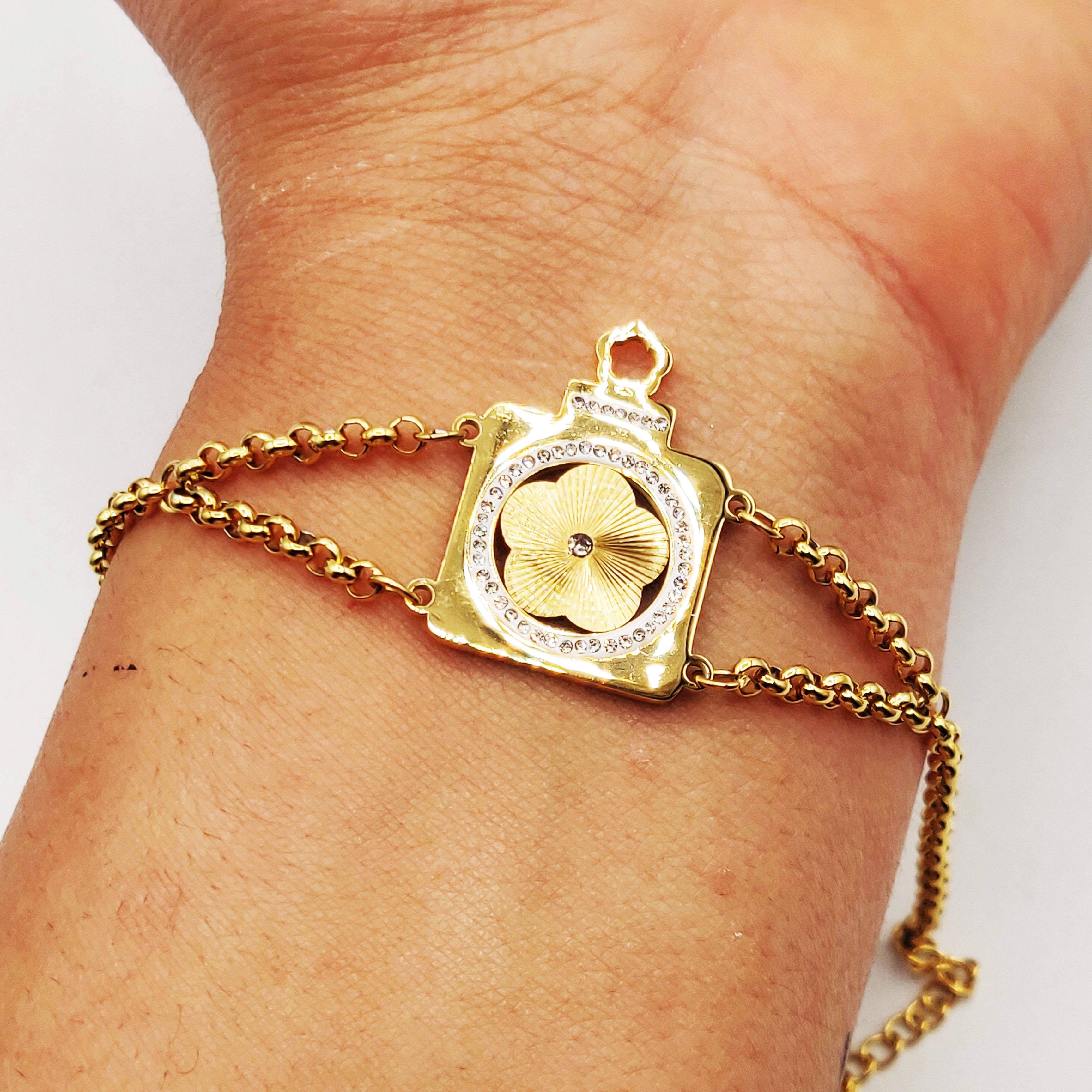 Bracelet Maillons Bouteille Marguerite Luxe