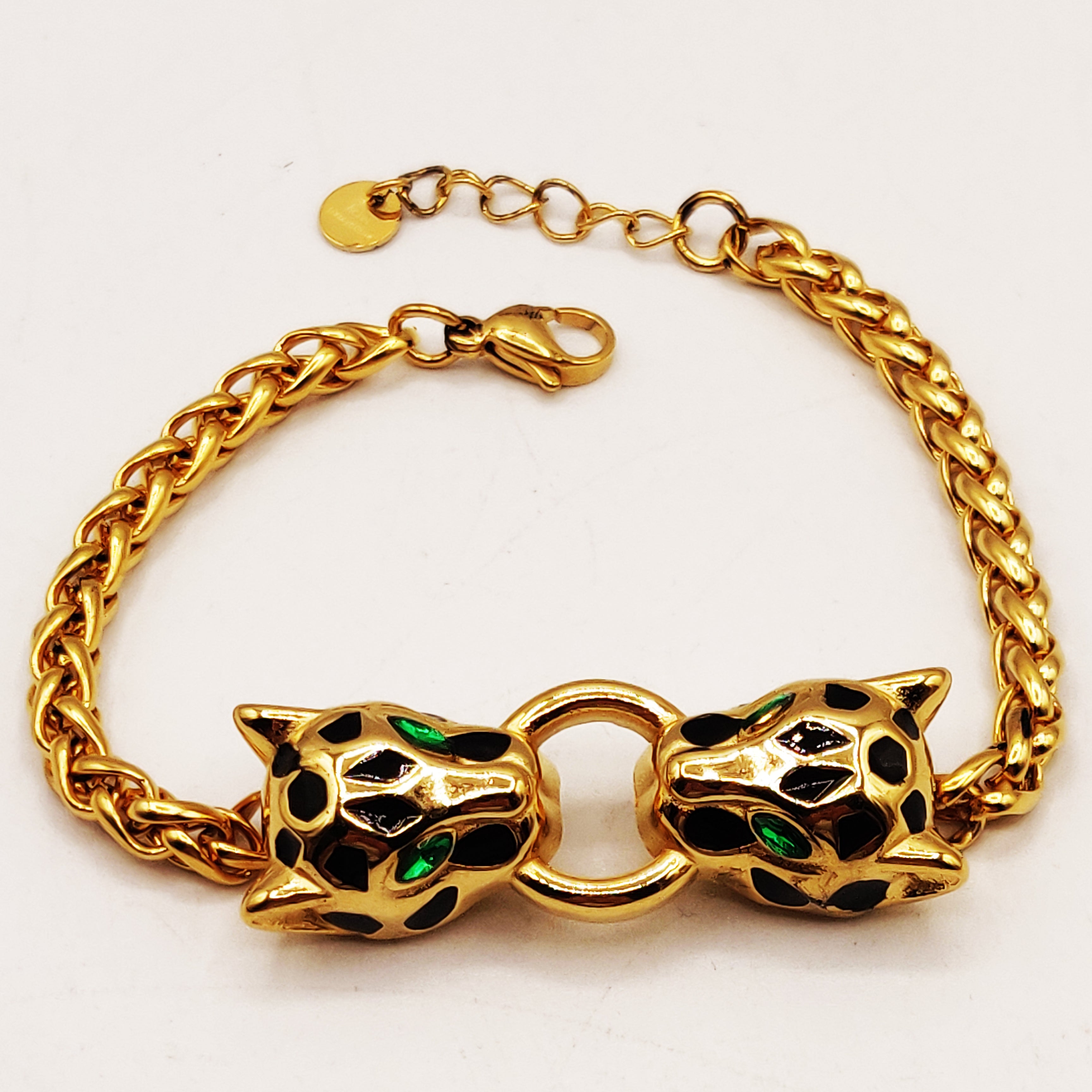Bracelet Torsade Double Jaguar Luxe