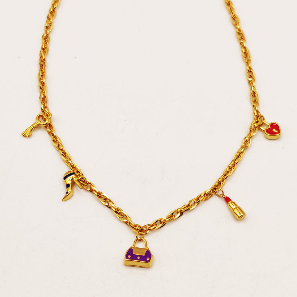 Collier Bibelots Fashion Colorés Luxe