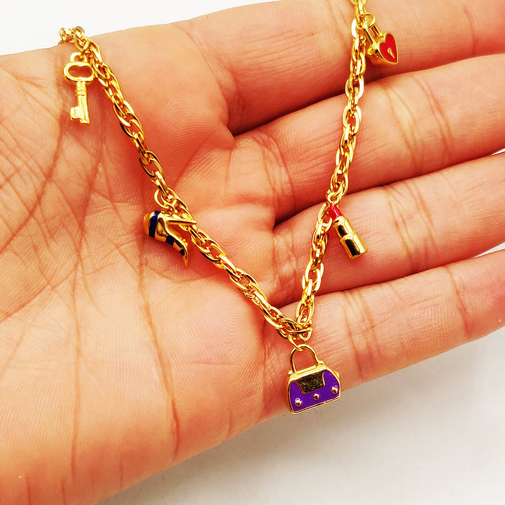 Collier Bibelots Fashion Colorés Luxe