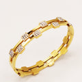 Bracelet Rigide Multi Carrés Cristaux