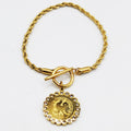 Bracelet Torsade Multi Lignes Louise Coq Luxe Tour Cristaux