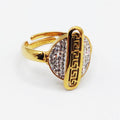 Bague Cercle Cristaux V Luxe