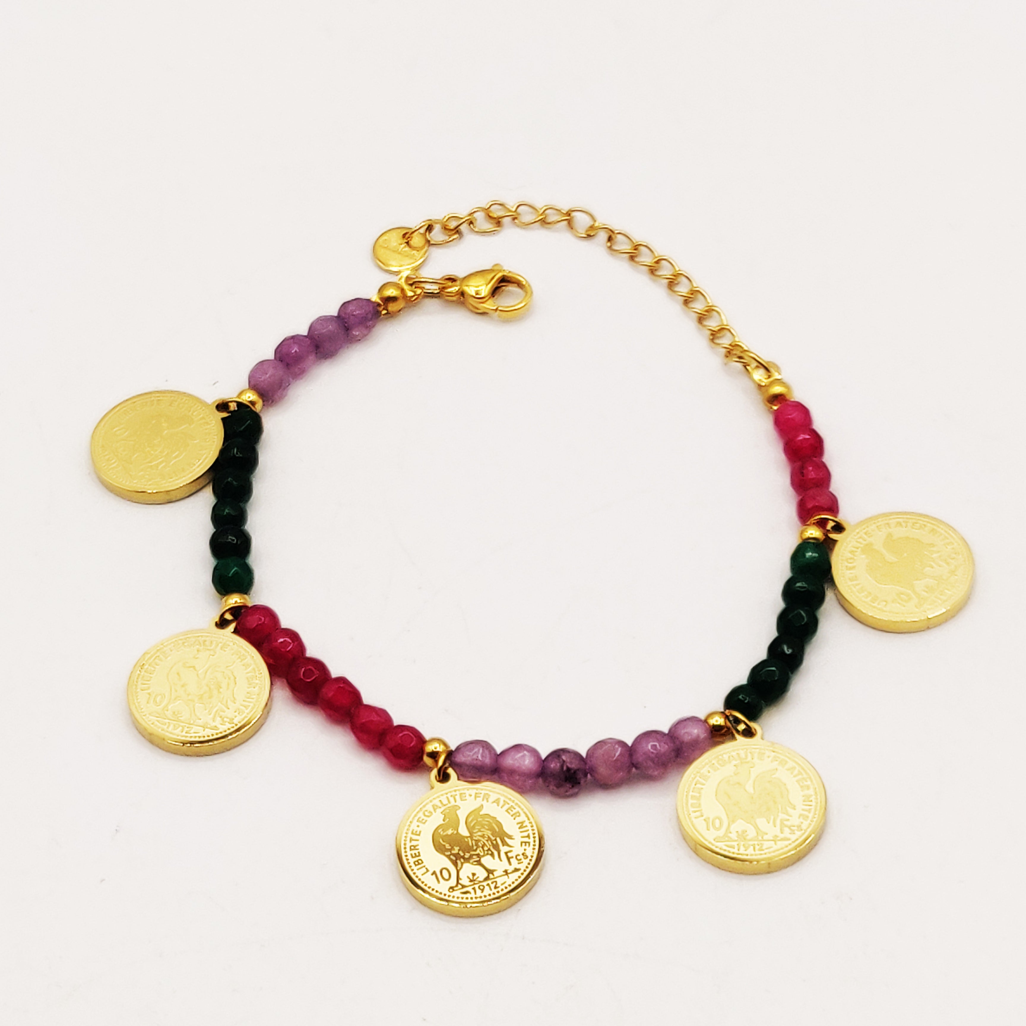 Bracelet Perles d'imitation Multi Louise Coq Luxe