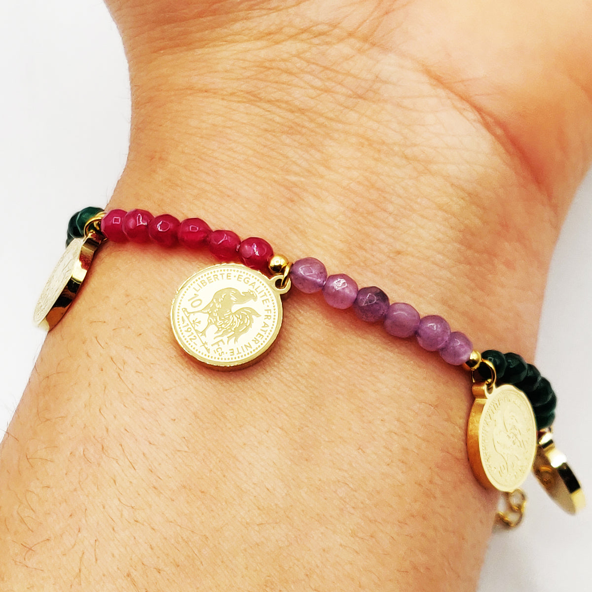 Bracelet Perles d'imitation Multi Louise Coq Luxe