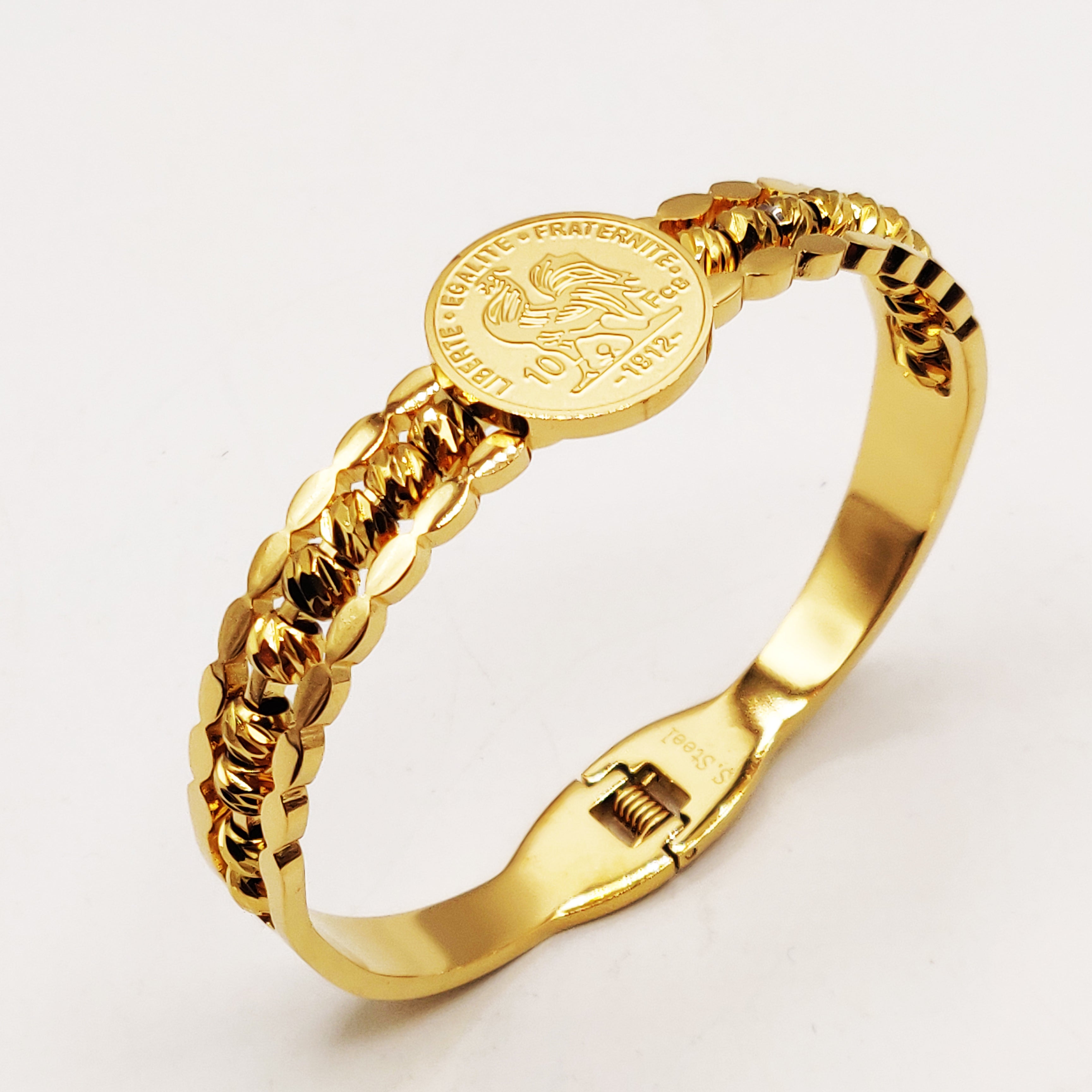 Bracelet Rigide Multi Boules Louise Coq Luxe