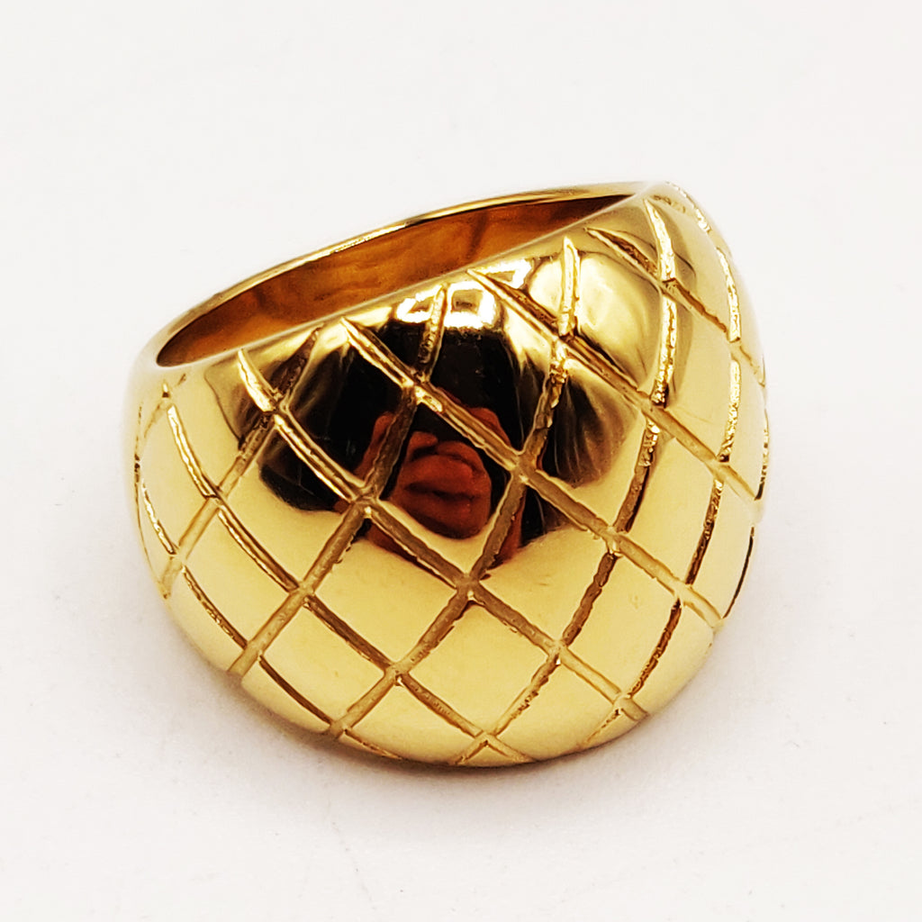 Bague Matelassée Large Luxe