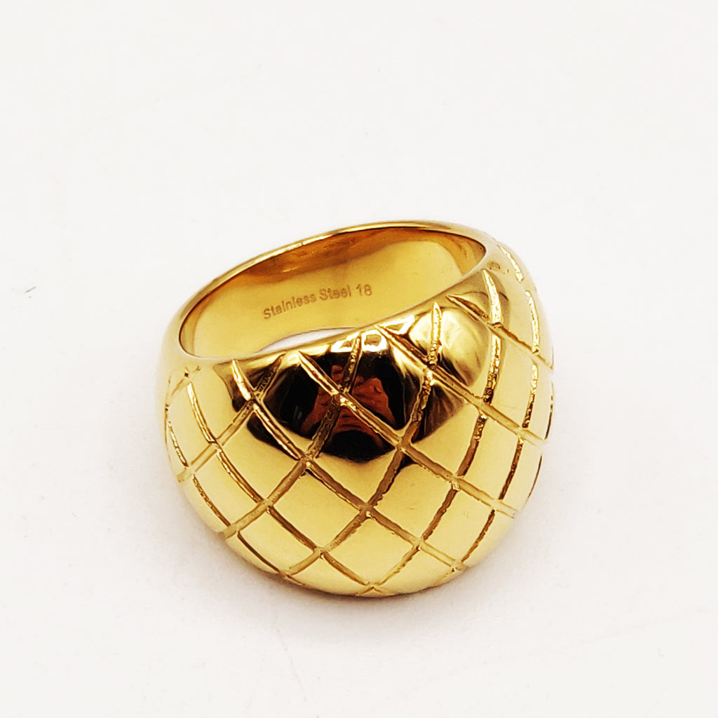 Bague Matelassée Large Luxe