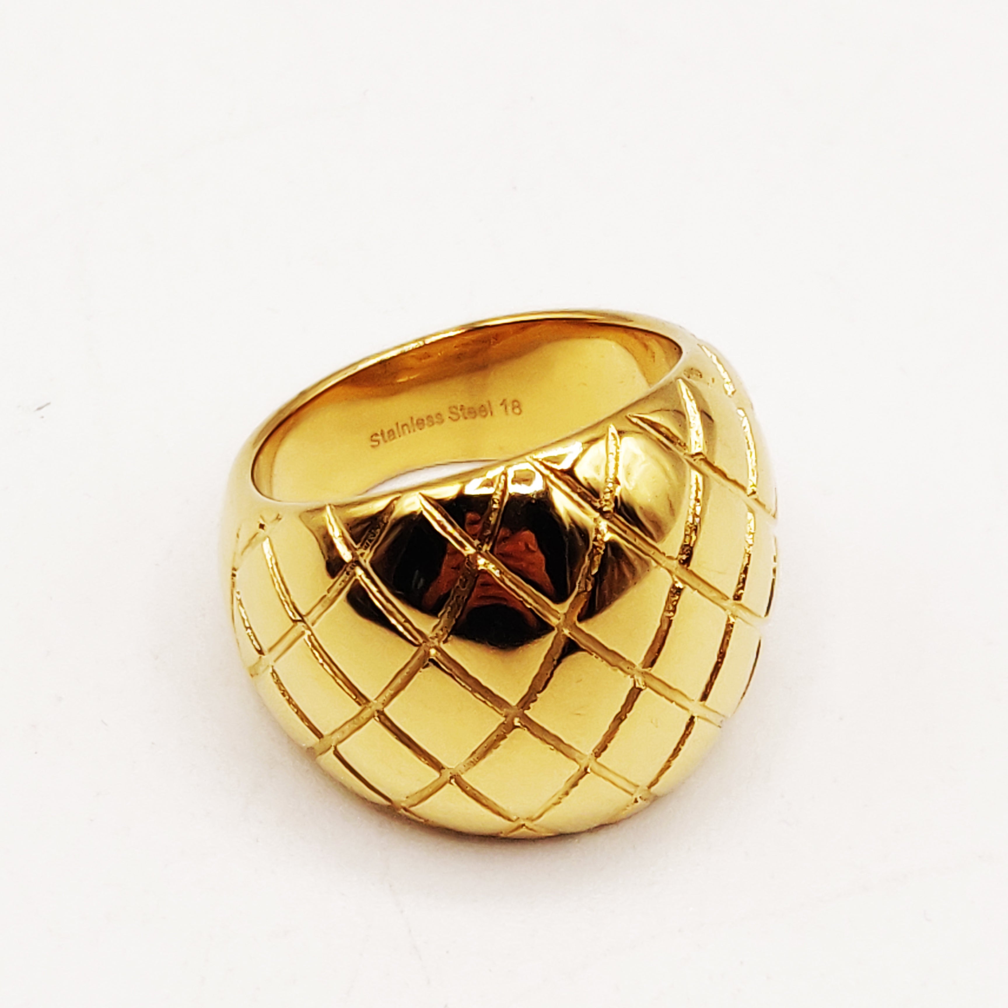 Bague Matelassée Large Luxe