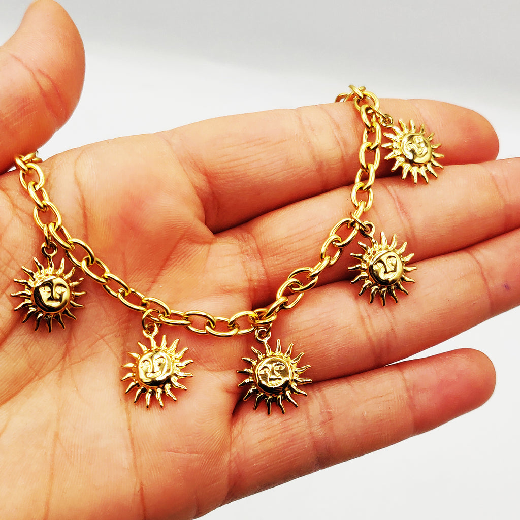 Collier Chaîne Bibelots Soleils Luxe
