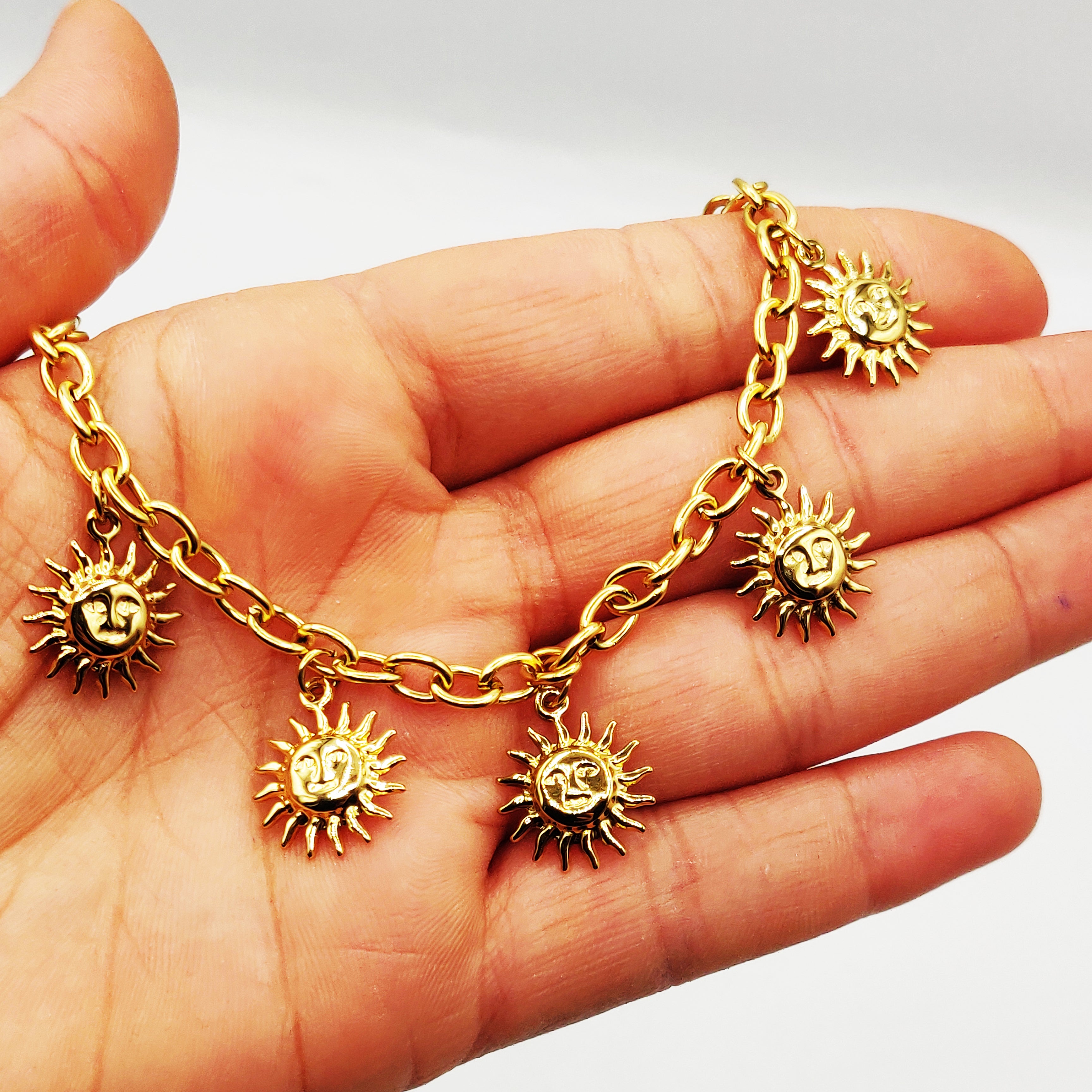 Collier Chaîne Bibelots Soleils Luxe