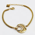 Bracelet Torsade Multi Cercles Luxe