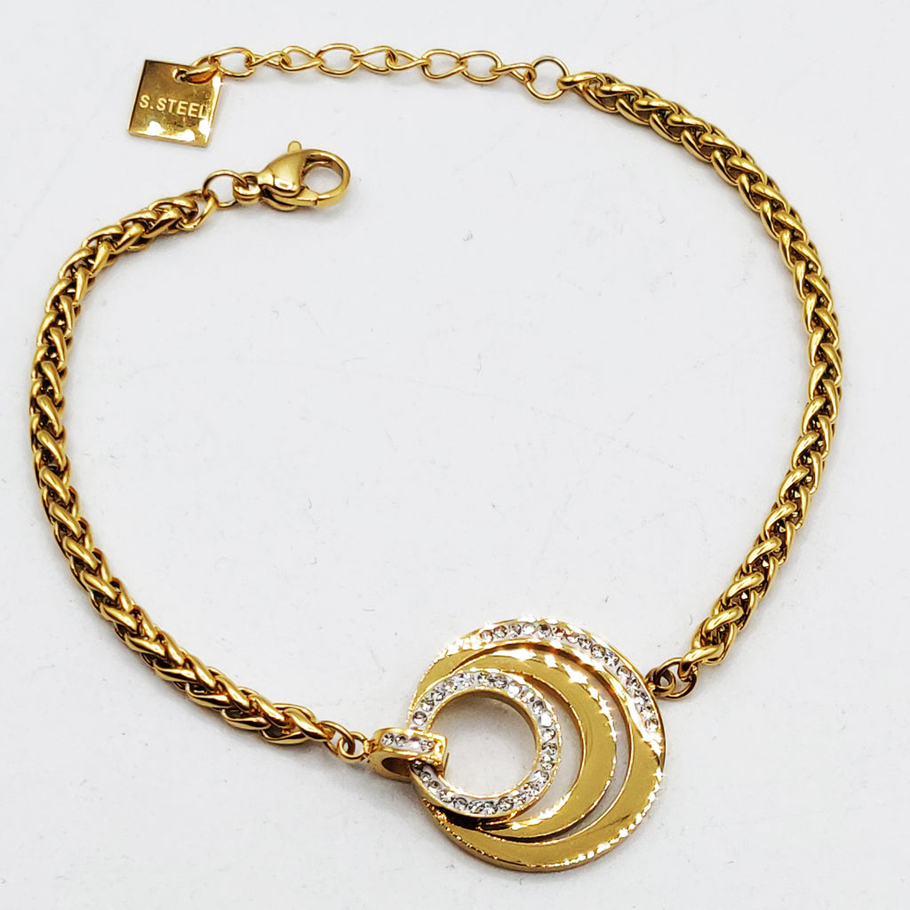 Bracelet Torsade Multi Cercles Luxe