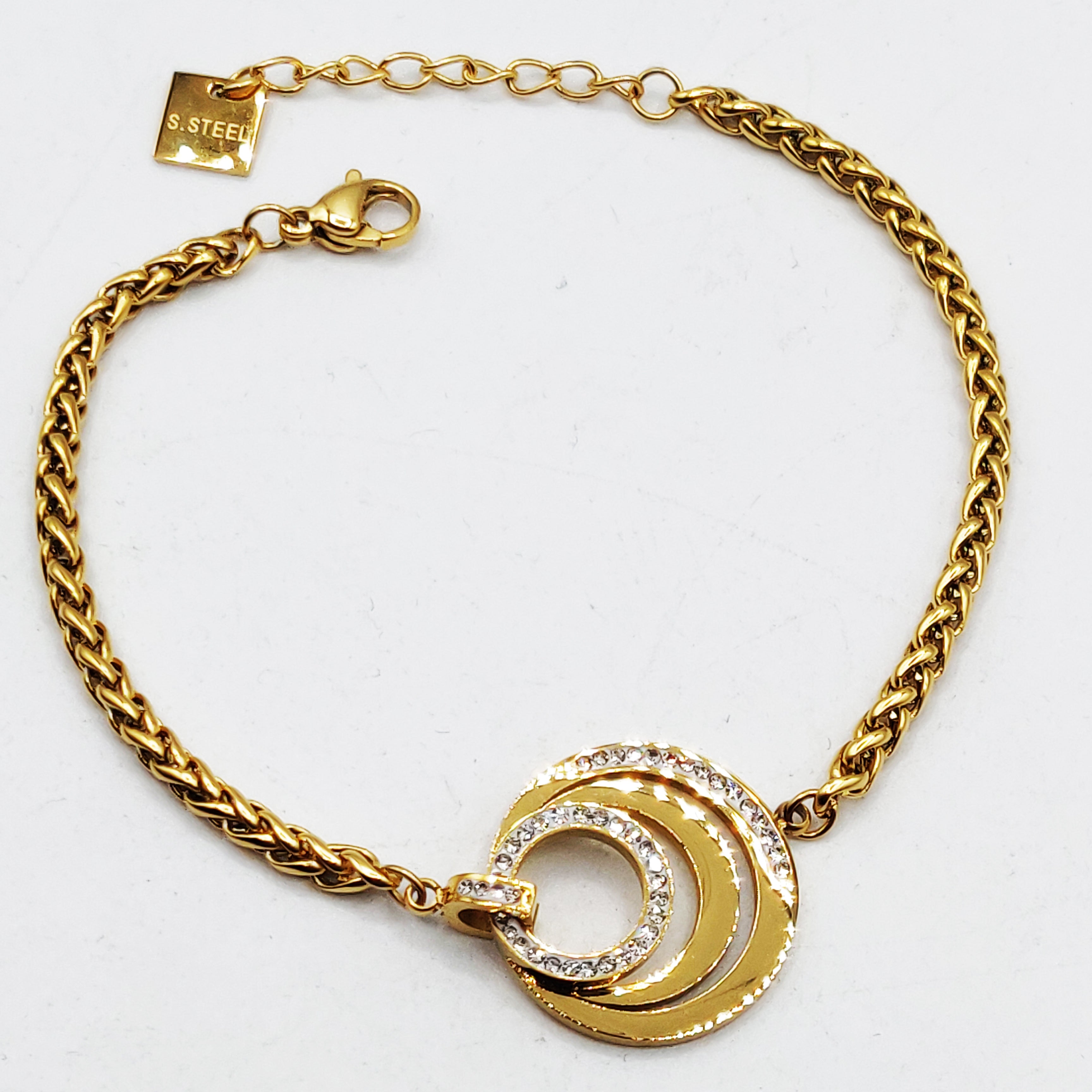 Bracelet Torsade Multi Cercles Luxe