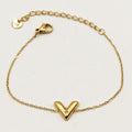 Bracelet V Cristal Rond