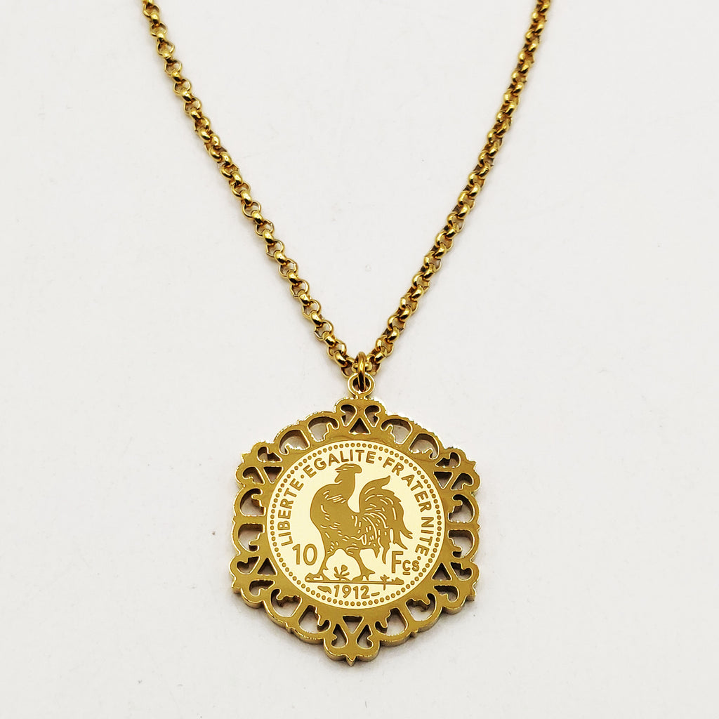 Collier Maillons Louise Coq Oriental Luxe