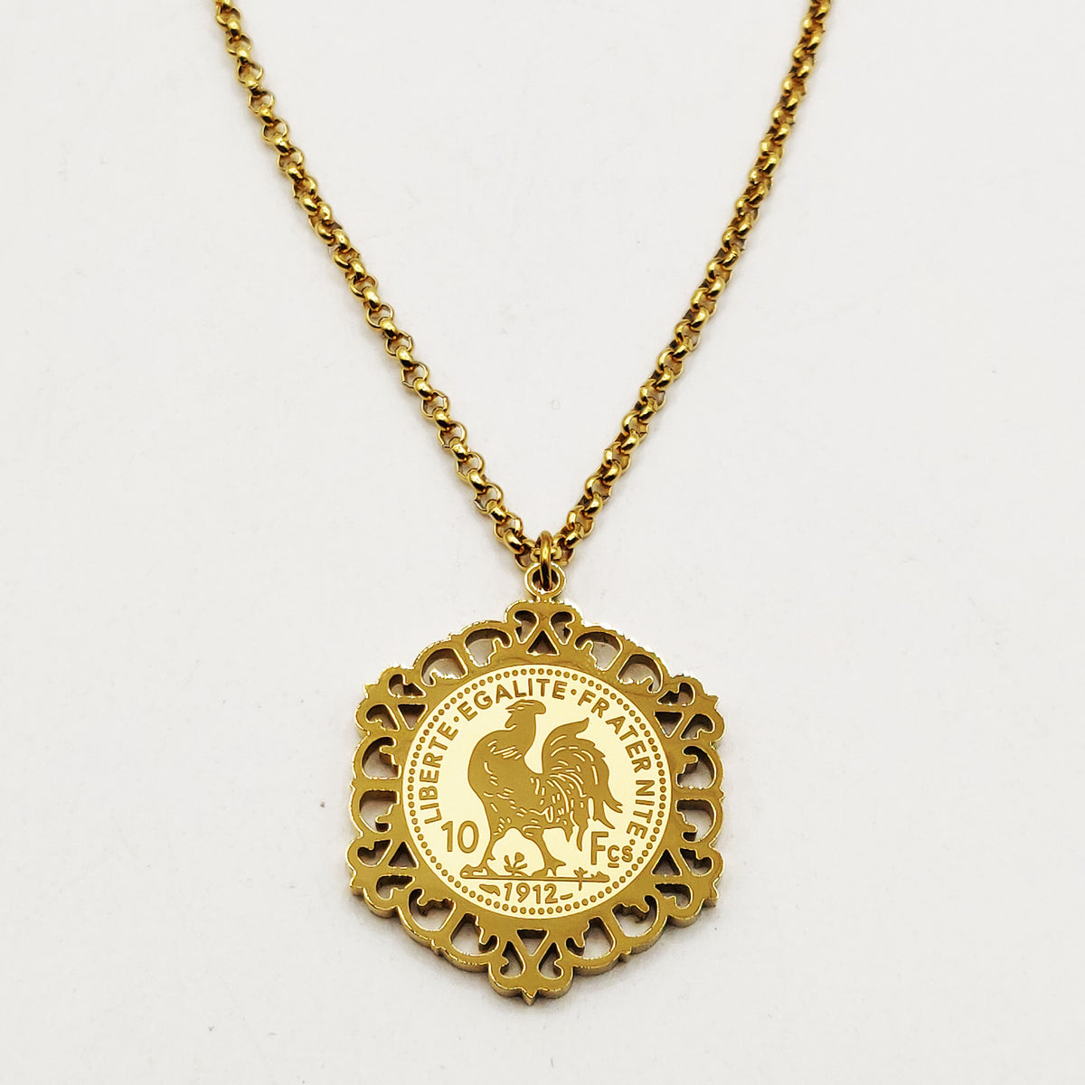 Collier Maillons Louise Coq Oriental Luxe