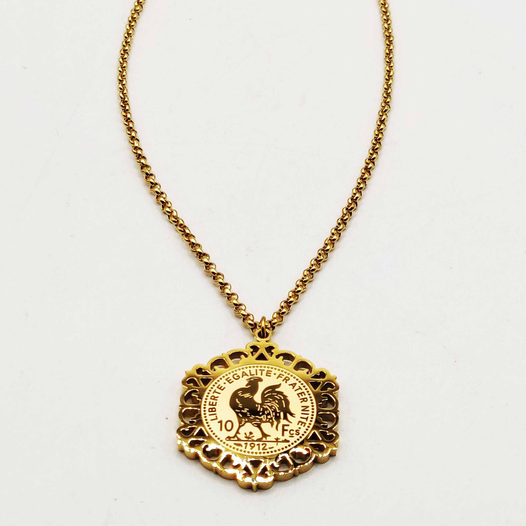 Collier Maillons Louise Coq Oriental Luxe