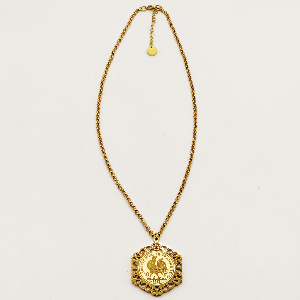 Collier Maillons Louise Coq Oriental Luxe