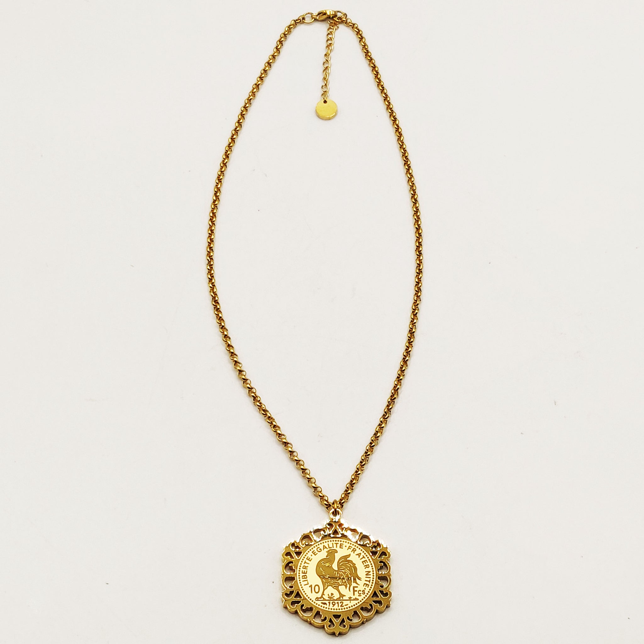 Collier Maillons Louise Coq Oriental Luxe