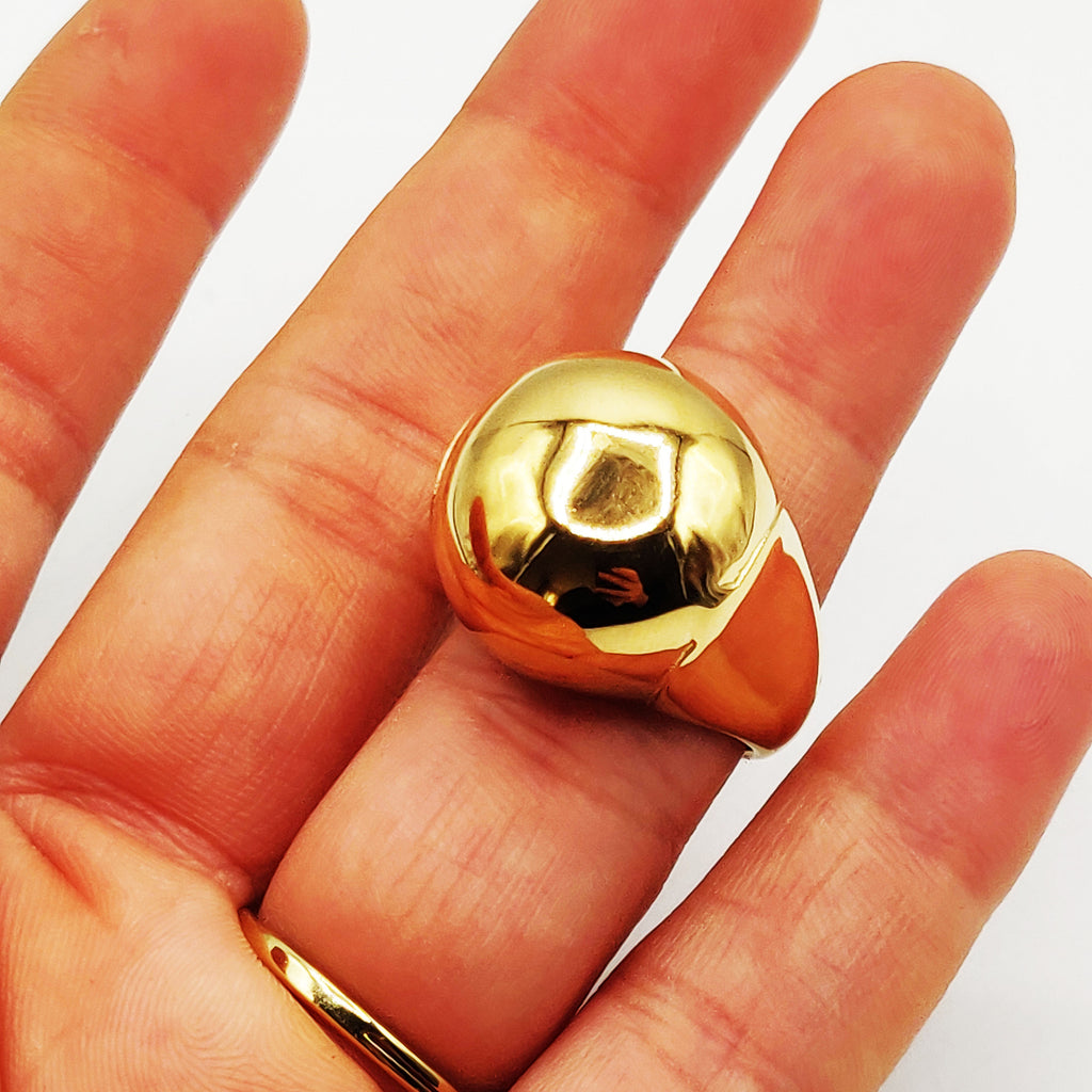 Bague Bombée
