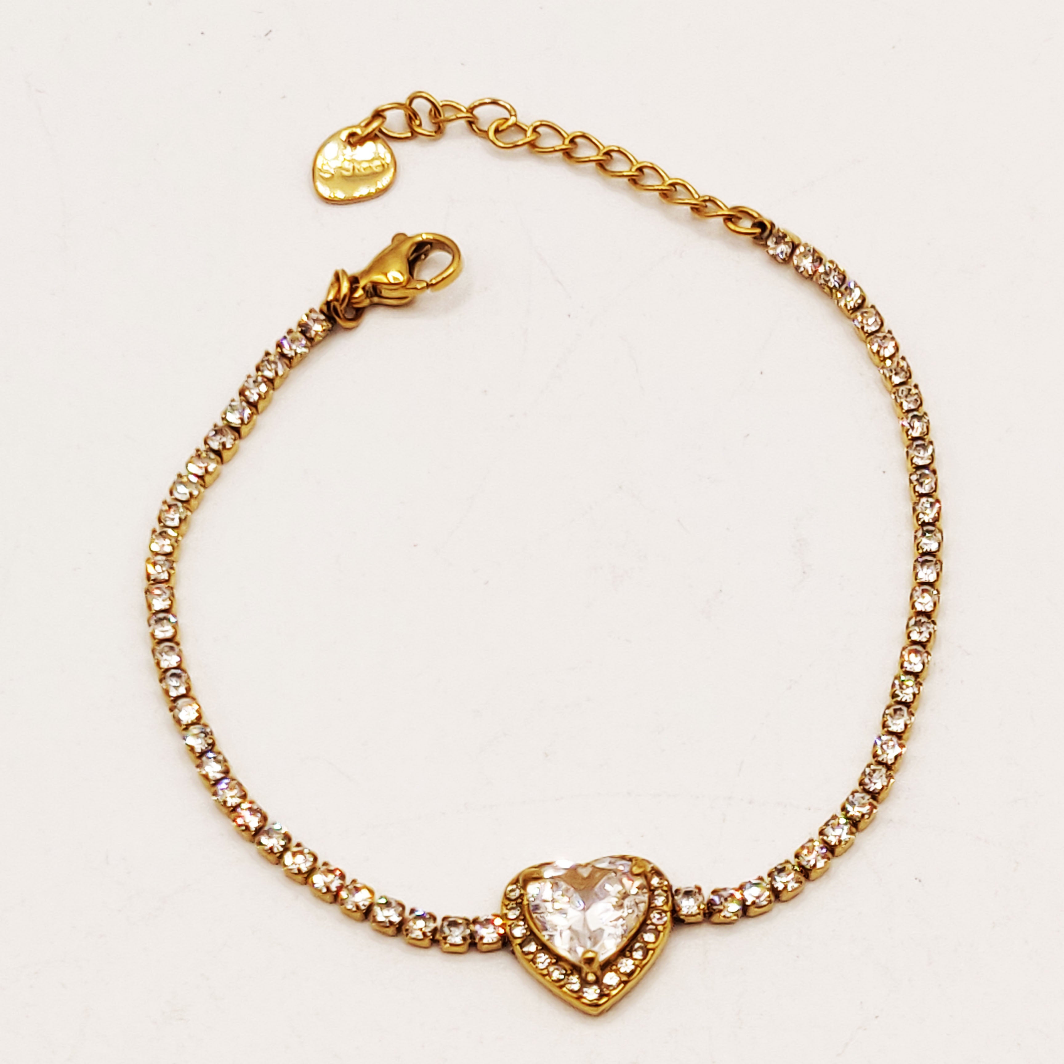 Bracelet Coeur Full Cristaux